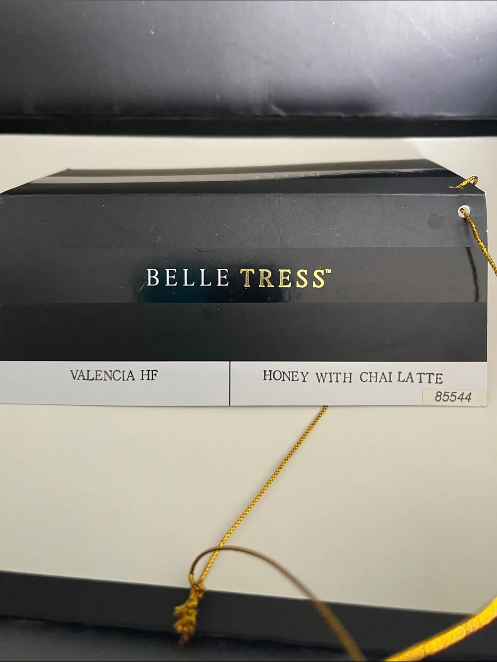 Belle Tress Valencia in Honey with chai latte